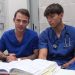 Due giovani medici che coprono il turno di Guardia Medica ad Oristano