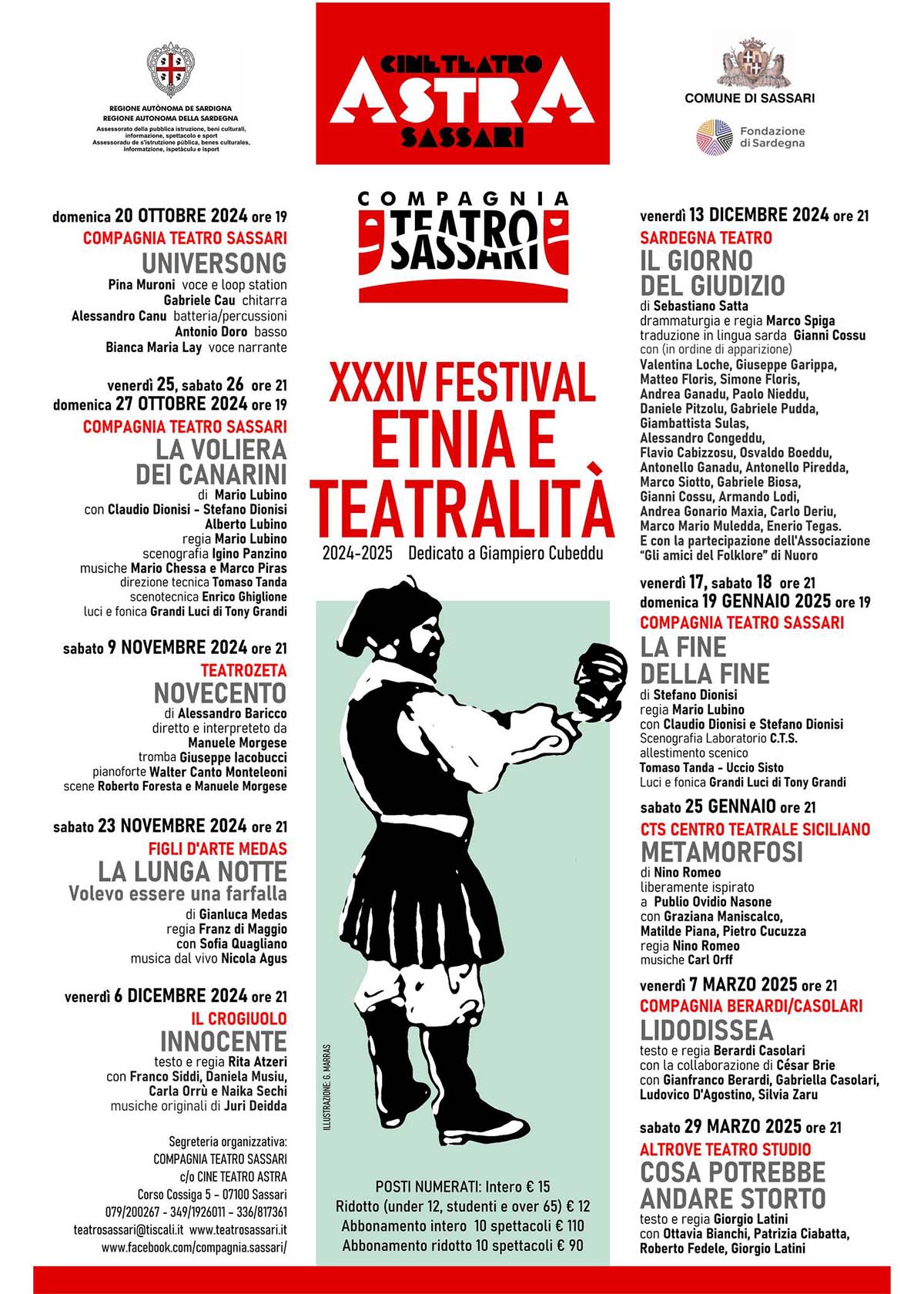 Festival Etnia e Teatralità, programma 24-25