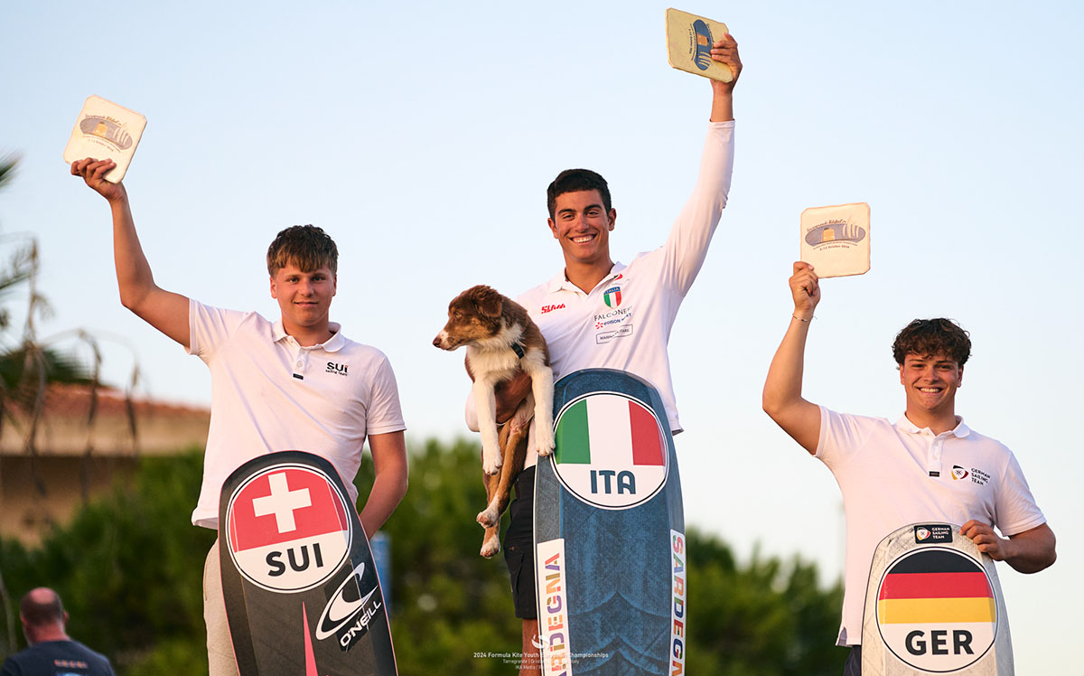 Il podio U21 Europa - Formula Kite Youth European Championship