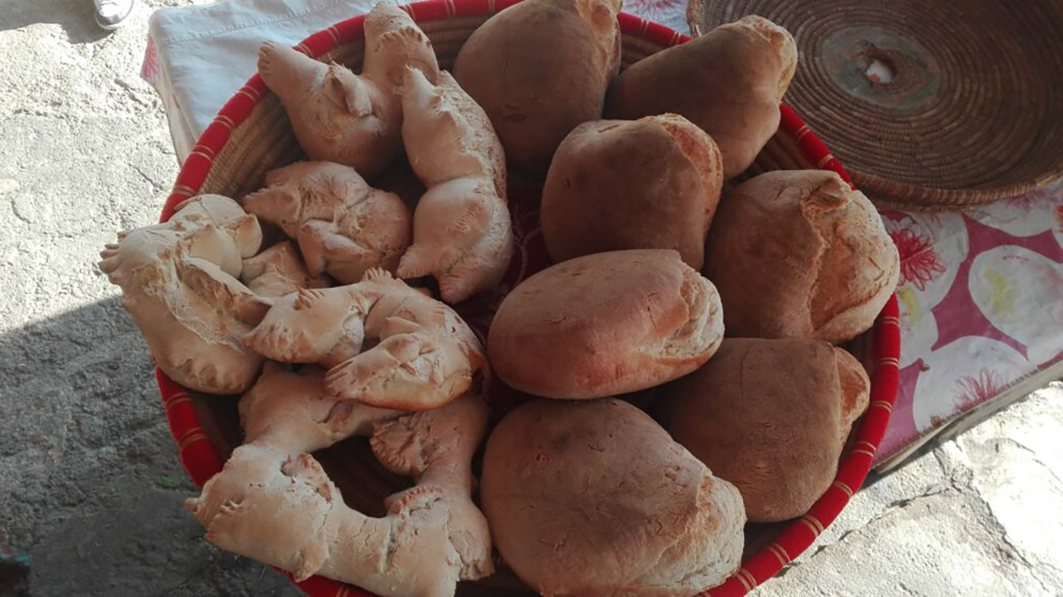 Fromentu a Pompu, pane tipico