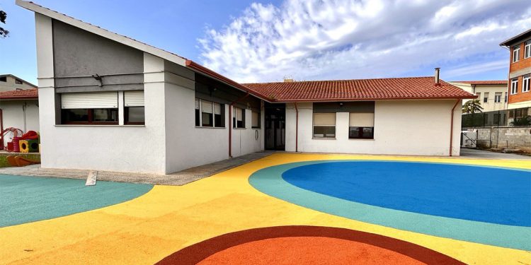 La scuola dell'infanzia G. Gabriel di Porto Torres dopo la ristrutturazione