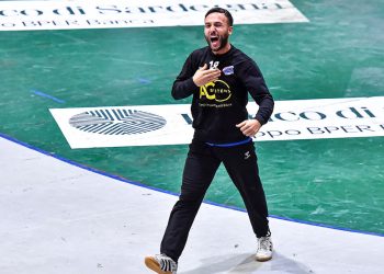 Marco Spanu, portiere della Raimond Sassari. 📷 Claudio Atzori