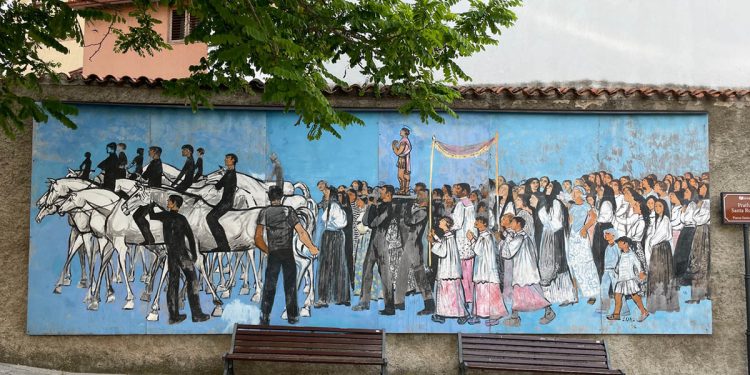 La processione (2006), Museo Diffuso Liliana Cano, Oliena