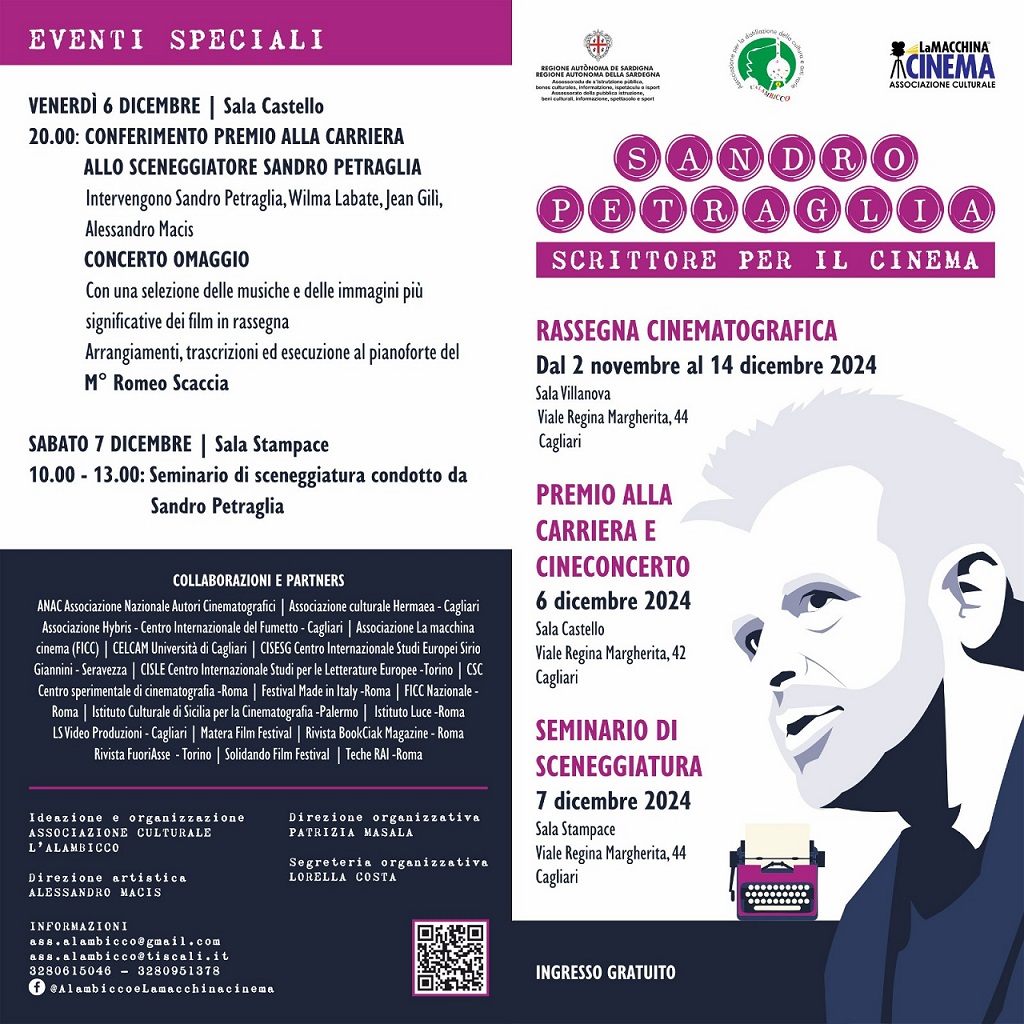 Rassegna Petraglia eventi speciali