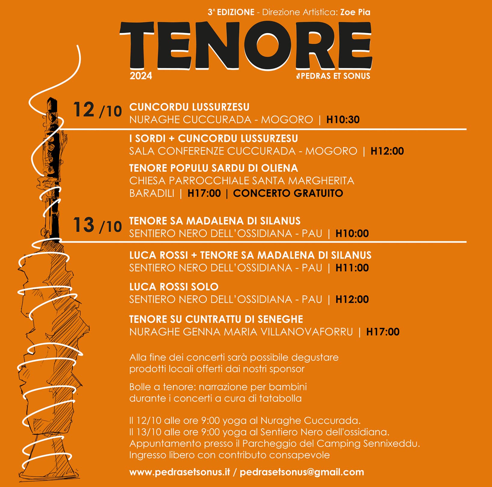 Tenore 2024 - Programma
