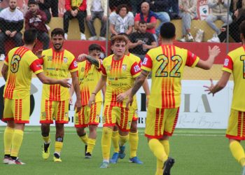 I giocatori della FC Alghero