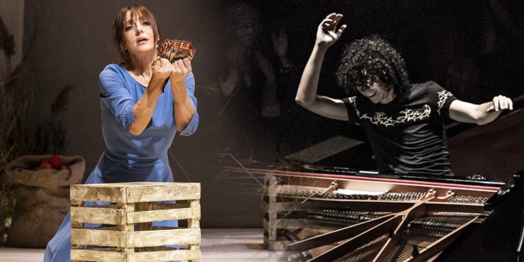 Ambra Angiolini (?Laila Pozzo) e Giovanni Allevi