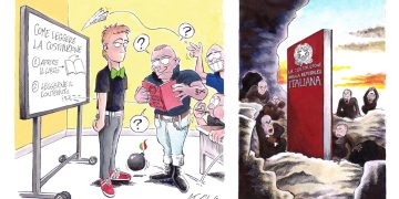 Antonio Cabras, tavole da "La Costituzione spiegata ai fascisti"