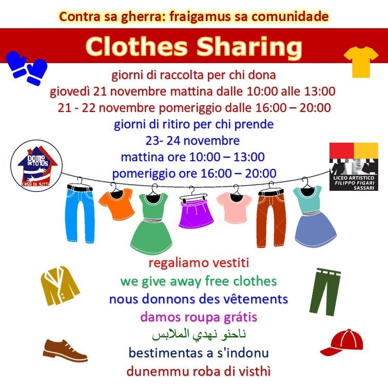 Clothes sharing Sassari
