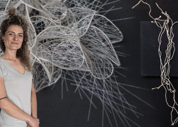 Daniela Frongia e alcune delle sue opere