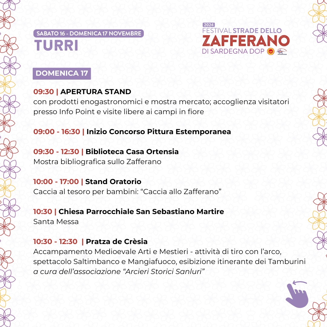 Festival Strade dello Zafferano di Sardegna 2024 a Turri (2)
