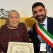 La signora Francesca Vardeu con il presidente del Consiglio comunale di Cagliari, Marco Benucci