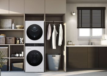 LG WashTower in versione total white