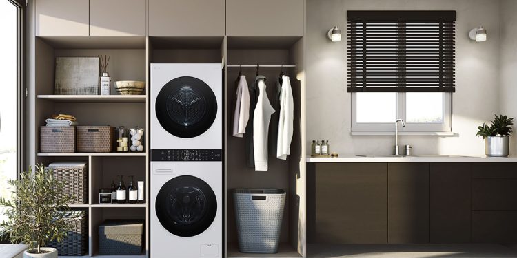 LG WashTower in versione total white