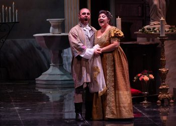 Marta Mari (Tosca) e Otar Jorjikia (Cavaradossi) - Tosca al Teatro Comunale di Sassari