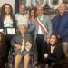 Oristano, la centenaria Anna Elia con i familiari il Sindaco Sanna e il Vice Sindaco Zedda