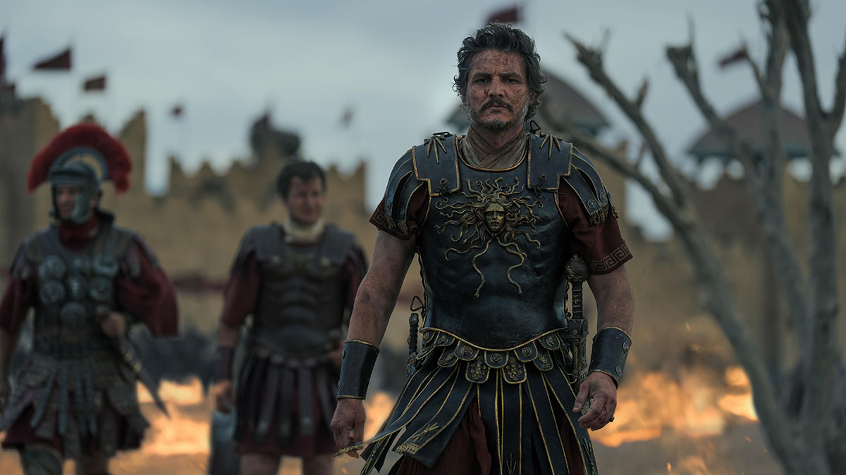 Pedro Pascal ne “Il gladiatore II”. ? Aidan Monaghan © 2024 Paramount Pictures