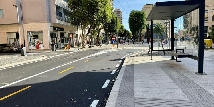 Riaperto il viale Trieste a Cagliari