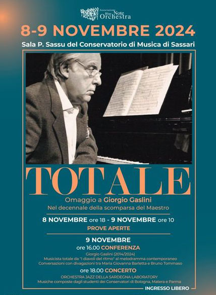 "Totale", omaggio a Giorgio Gaslini
