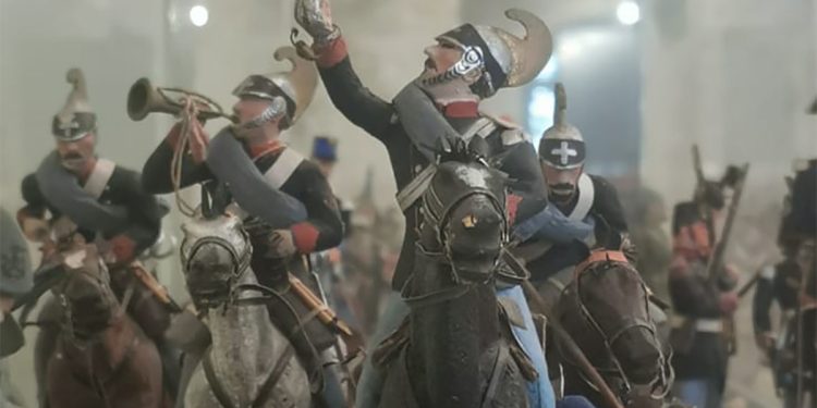 Alcuni figurini militari di Augusto Pranzetti in mostra a Sassari