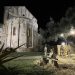 Presepe davanti alla Basilica di San Gavino a Porto Torres