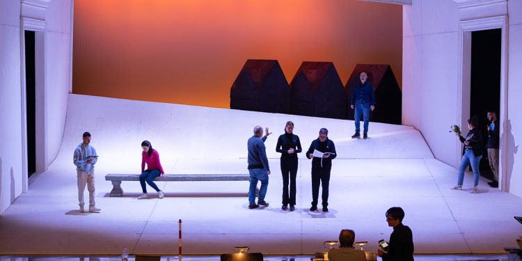 Prove regia “Werther” al Teatro Comunale di Sassari. ? Elisa Casula