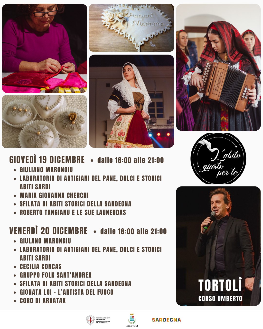 "L’abito giusto per te", Tortolì - Locandina