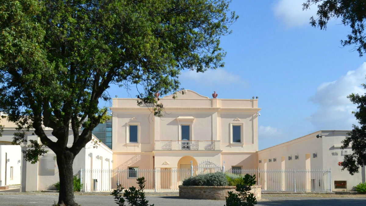 Villa Clara oggi sede della Biblioteca Metropolitana “Emilio Lussu” di Cagliari