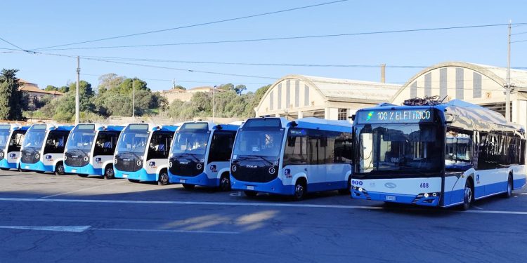 Nuovi autobus elettrici del CTM Cagliari