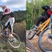 Da sx il campione sardo di downhill Gianluca Cara e il vicecampione Davide Longu