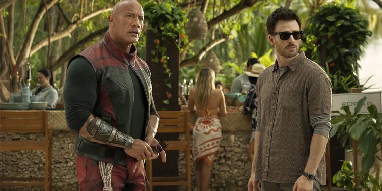 Dwayne Johnson e Chris Evans protagonisti di “Uno Rosso”