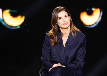 Elisabetta Canalis a Belve. 📷 dire.it