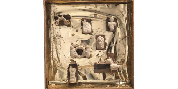 “Il cimitero dei bambini” di Maria Lai (1975)