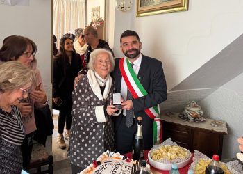 La centenaria di Cagliari Vittoria Secci