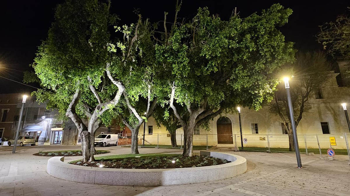Oristano, Piazza Manno dopo i lavori