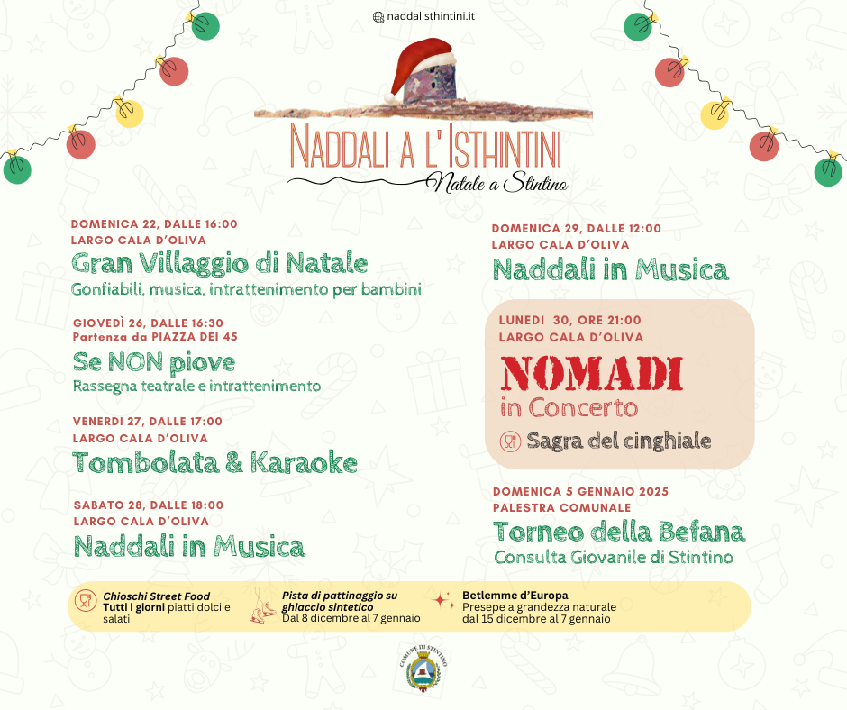Programma Naddali a L’Isthintini 2024