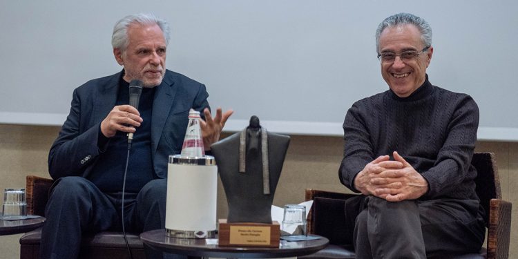 Sandro Petraglia e Alessandro Macis. ? Paolo Vacca