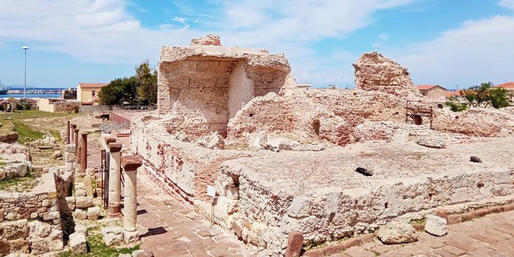 Porto Torres. Area Archeologica: vista delle terme centrali (c.d. Palazzo di re Barbaro)
