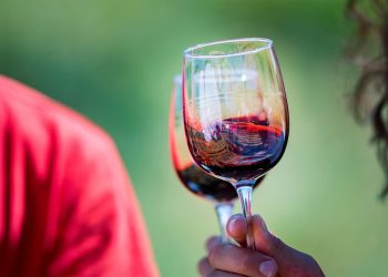 Calice vino rosso