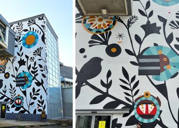 Il murale “Albero della Vita” di Giorgio Casu all’Aeroporto di Cagliari