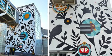 Il murale “Albero della Vita” di Giorgio Casu all’Aeroporto di Cagliari