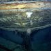 La poppa dell’Endurance sott’acqua con il nome e l’emblematica stella polare. ? Falklands Maritime Heritage Trust