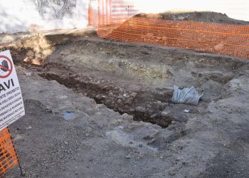 Scavi archeologici in largo Monache Cappuccine a Sassari