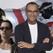 Carlo Conti con Geppi Cucciari (? Daniela Zedda), Mahmood (? Giulia Bersani) e Katia Follesa