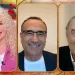 Carlo Conti insieme ad Antonella Clerici e Gerry Scotti
