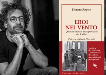 Donato Zoppo (📷 Pino Bertelli) "Eroi nel vento - Quarant'anni di Desaparecido dei Litfiba"