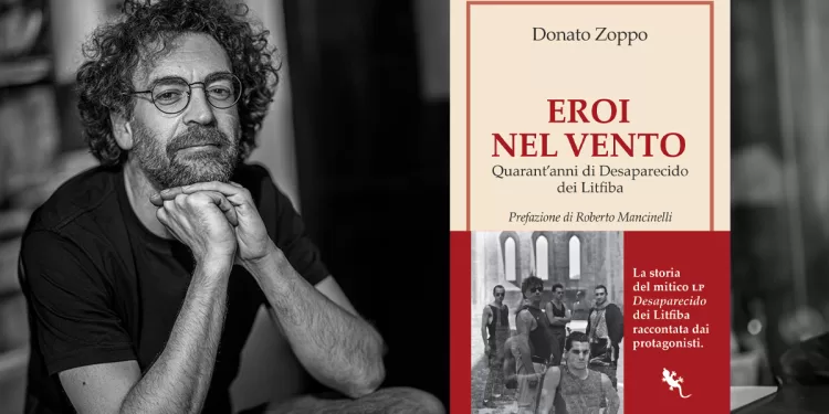 Donato Zoppo (📷 Pino Bertelli) "Eroi nel vento - Quarant'anni di Desaparecido dei Litfiba"