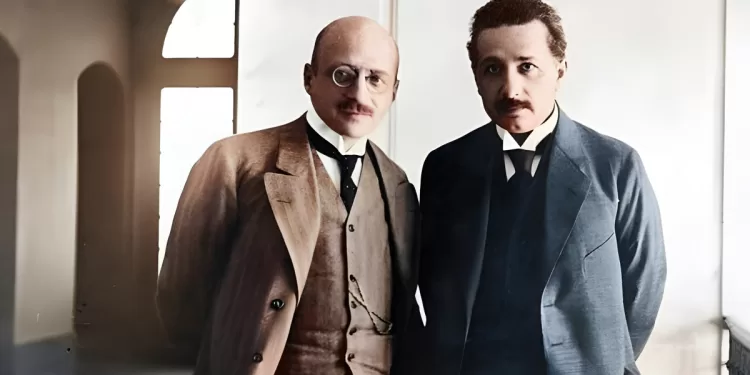 Fritz Haber e Albert Einstein nel 1914