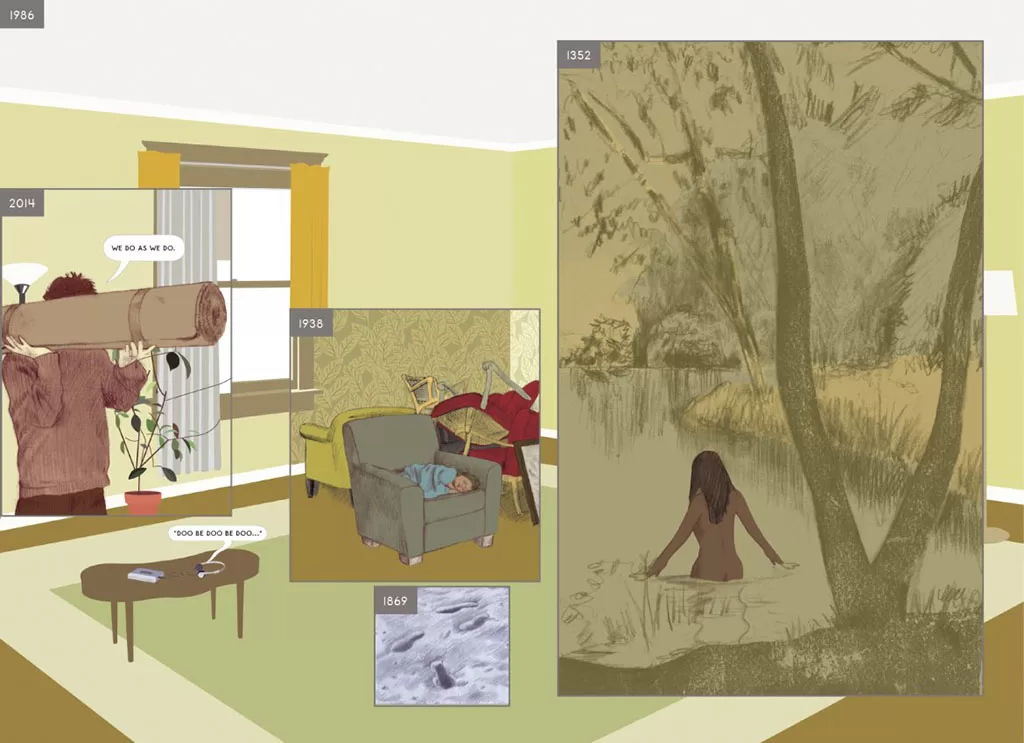 Il fumetto “Here - Qui” di Richard McGuire, nella versione estesa del 2014
