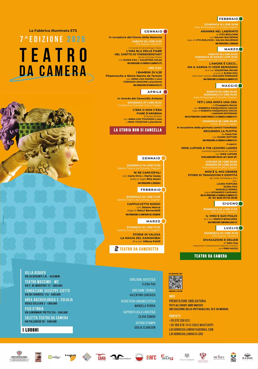 La Fabbrica Illuminata - Teatro da Camera 2025 locandina